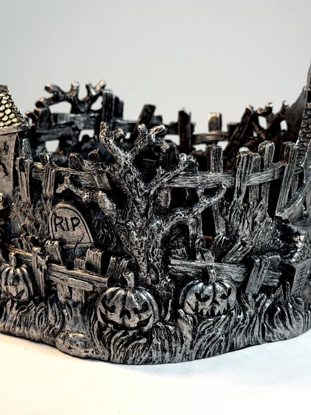 Halloween Candle Holder Haunted House Homeworx by Harry Slatkin
